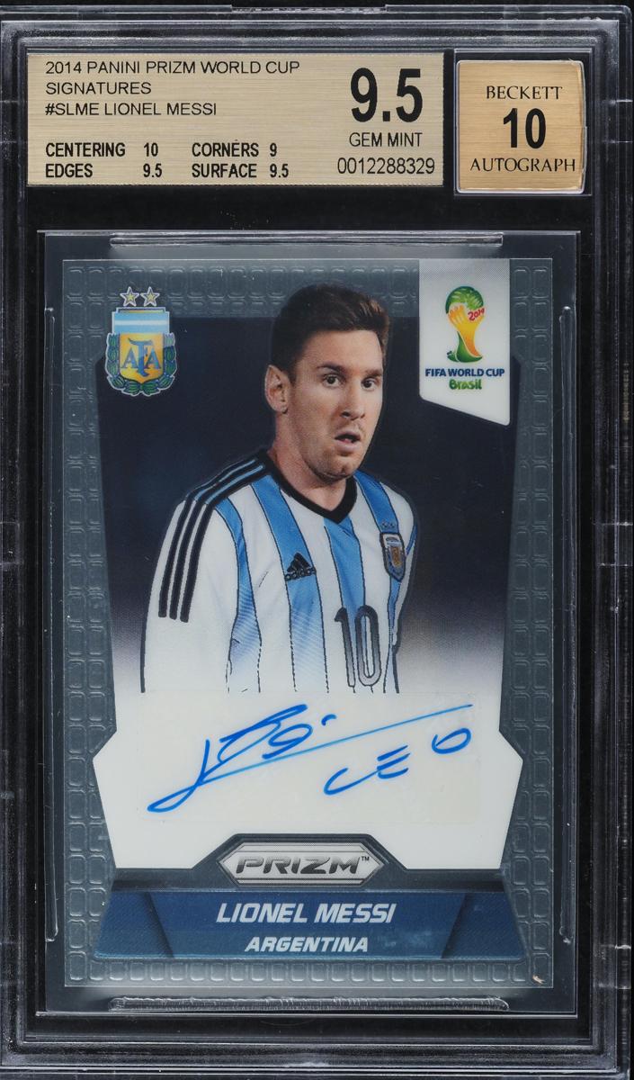 2014 Panini Prizm World Cup Lionel Messi #34 card
