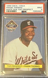 1990 Coca-Cola Chicago White Sox Baseball Frank Thomas #NNO