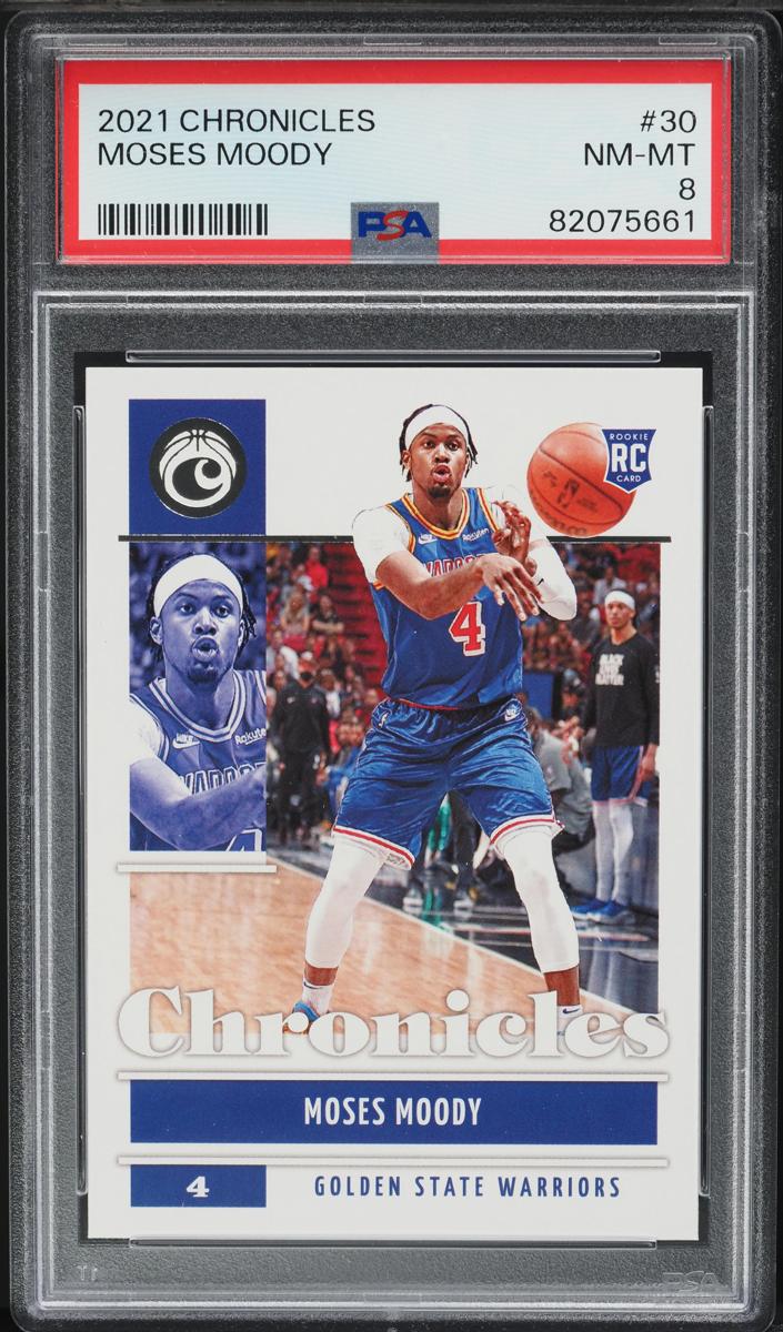 2021 Panini Chronicles Moses Moody #30 card