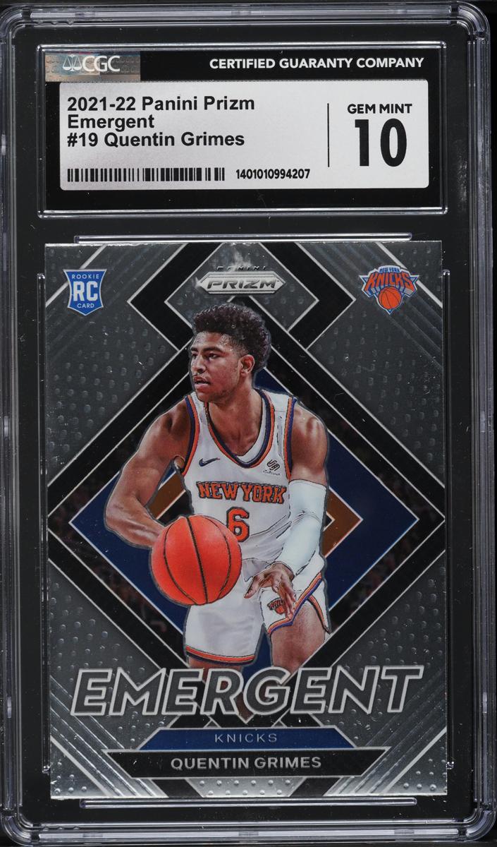 2021 Panini Prizm Quentin Grimes #19 card