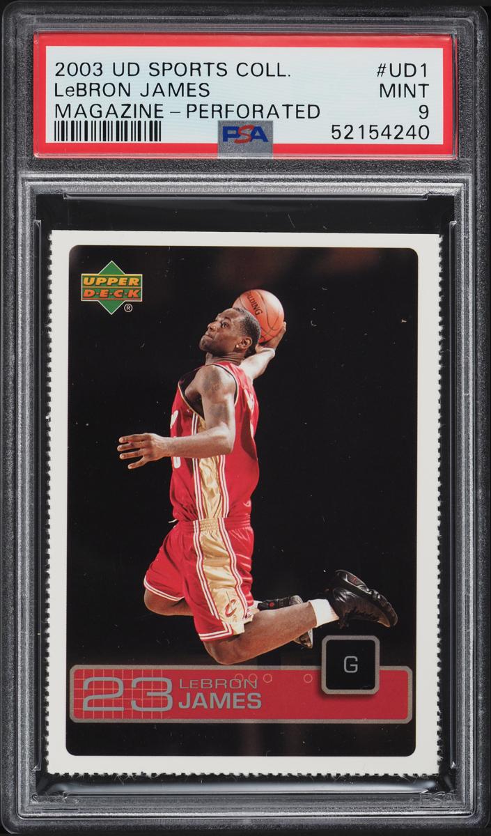 2003 Upper Deck Magazine LeBron James #UD1 card