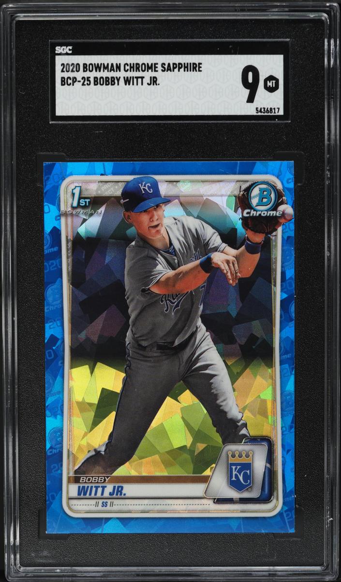 Bobby Witt Jr. - 2020 Bowman Chrome Sapphire Baseball