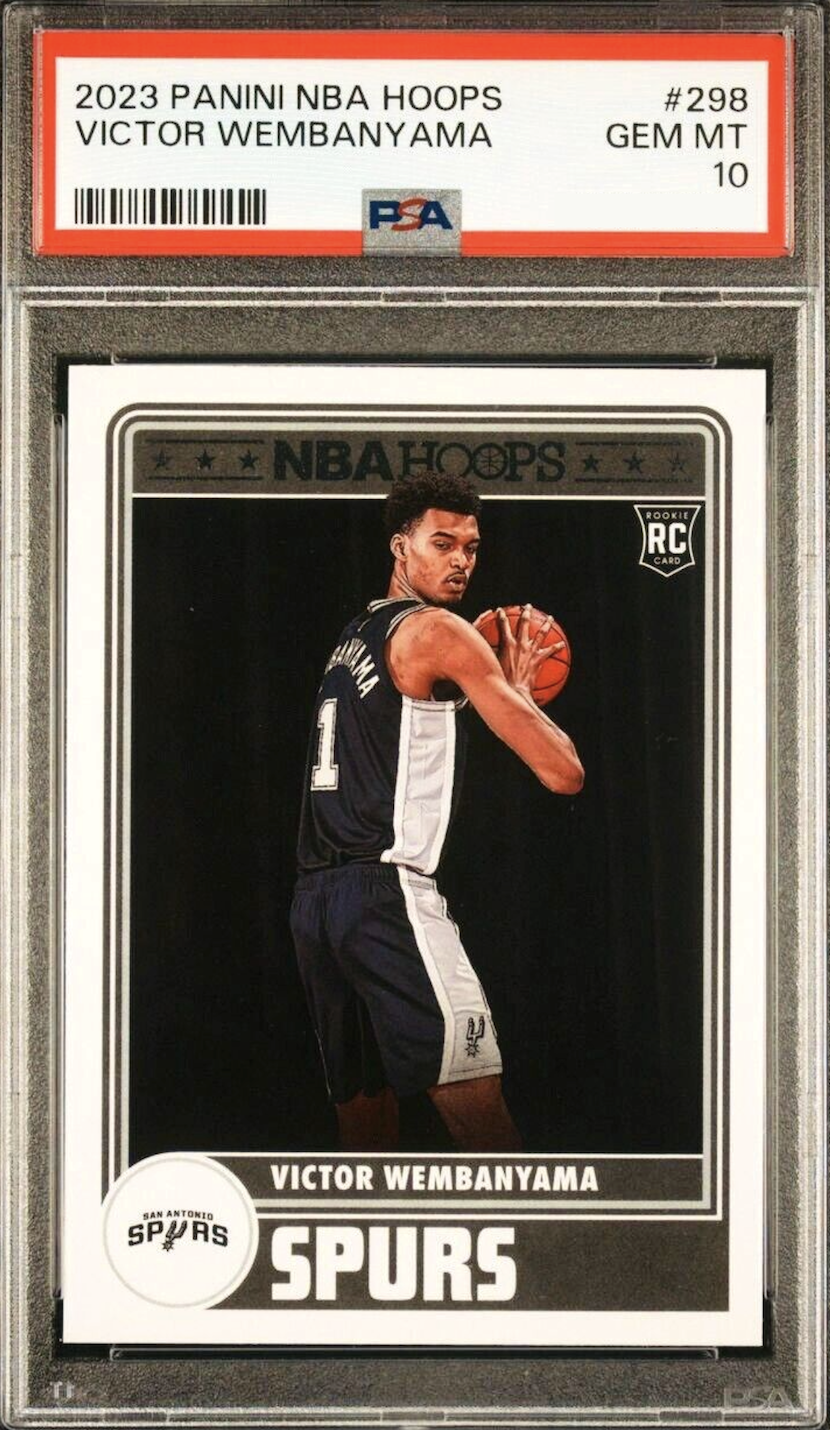 Victor Wembanyama 2023 Panini Hoops Tribute Basketball