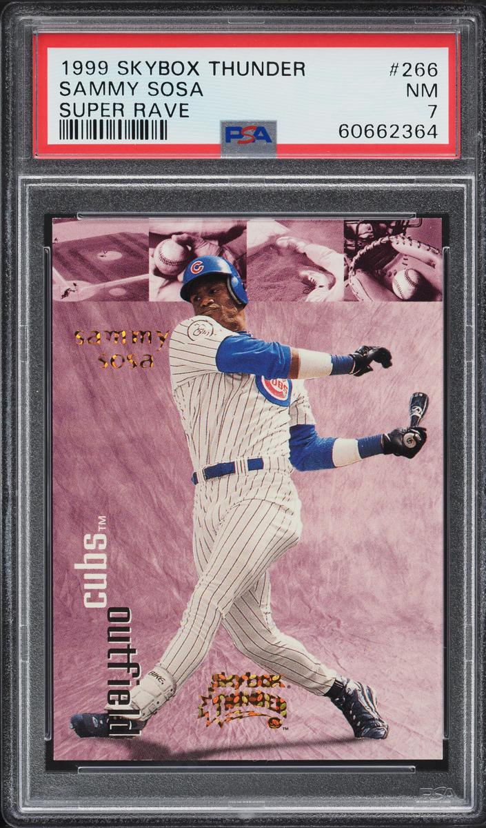 1999 Skybox Thunder Baseball Super Rave Sammy Sosa #266