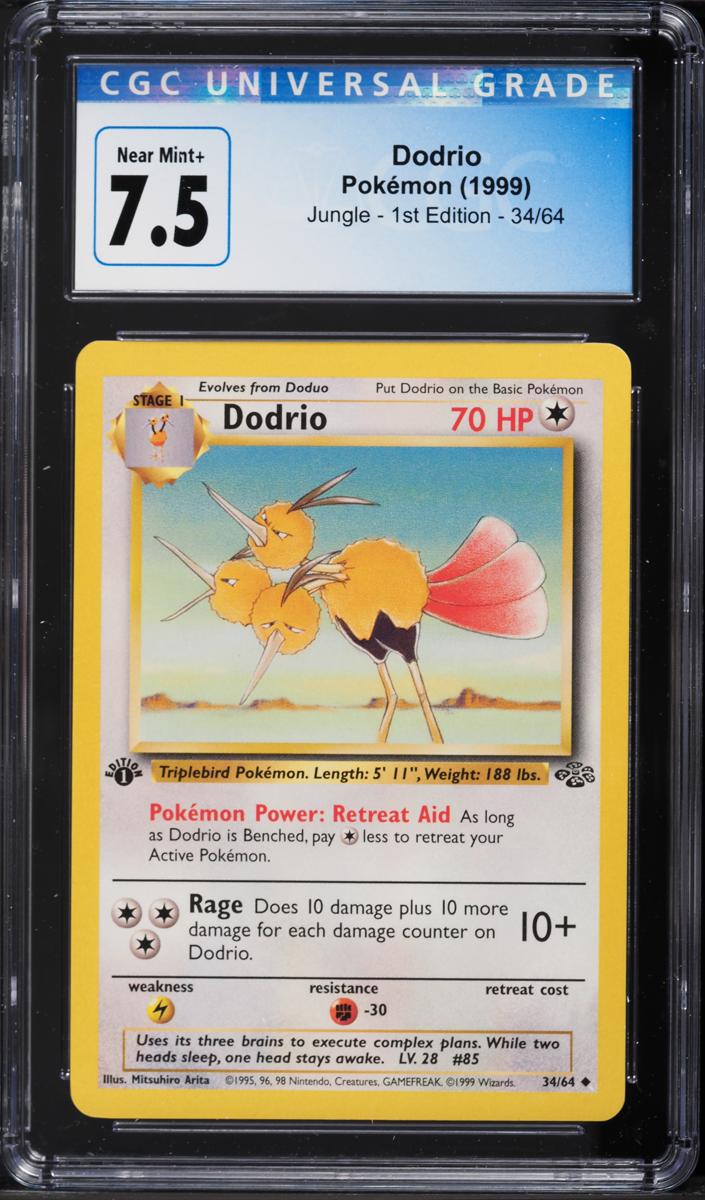 Dodrio 1999 Pokemon Jungle 1st Edition
