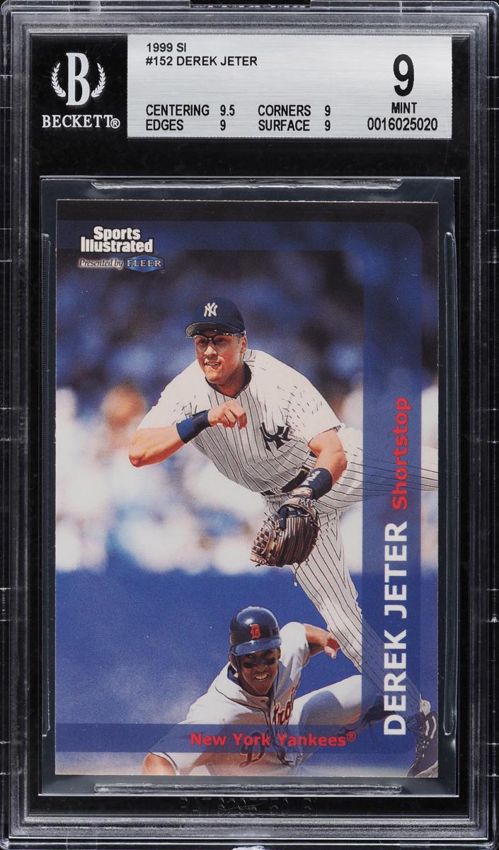 1999 Sports Illustrated Baseball Derek Jeter #152 BGS 8.5