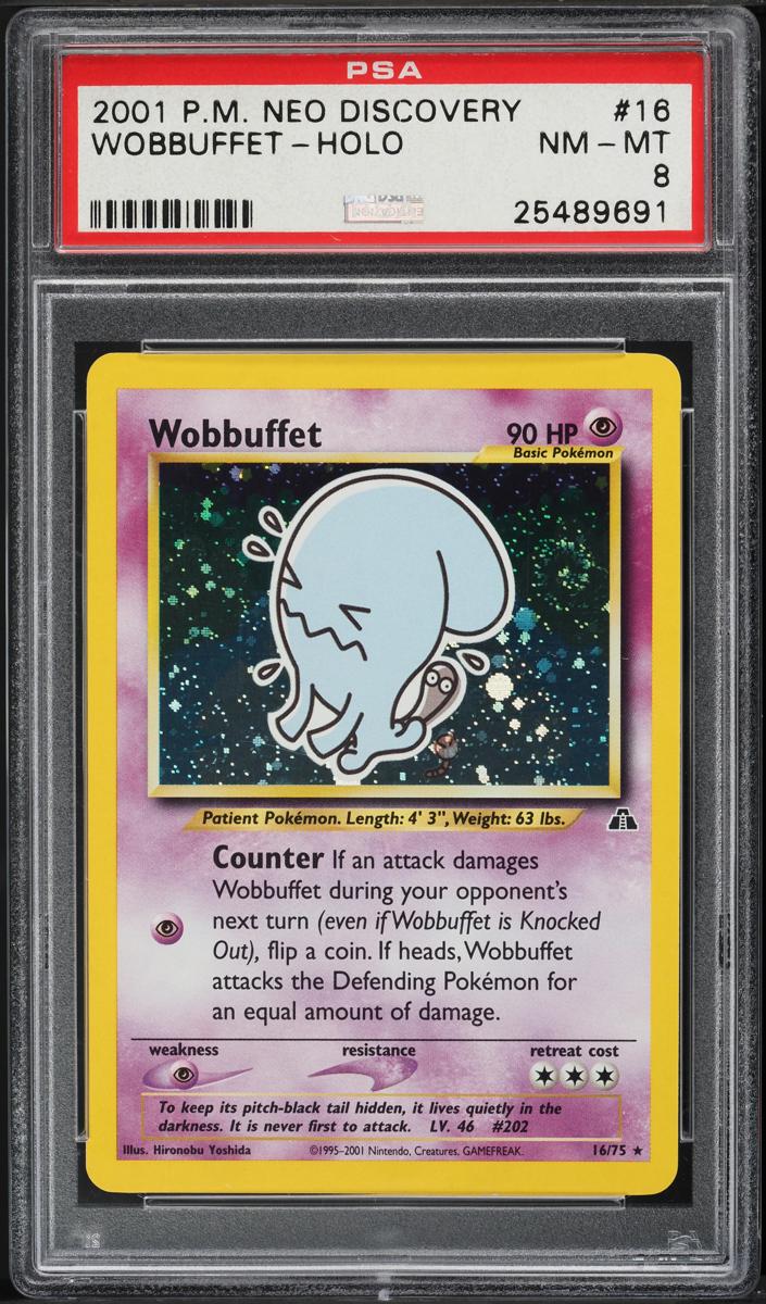 Wobbuffet Holo 2001 Pokemon Neo Discovery