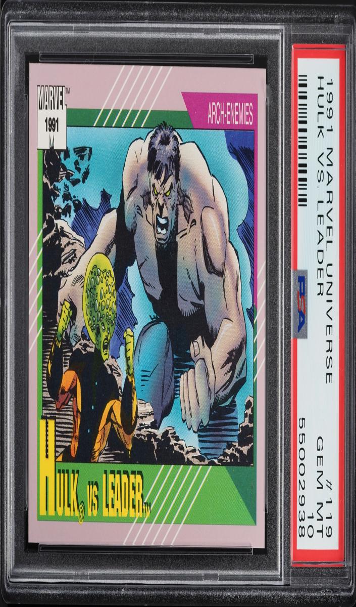 1991 Impel Marvel Universe Hulk #119 card