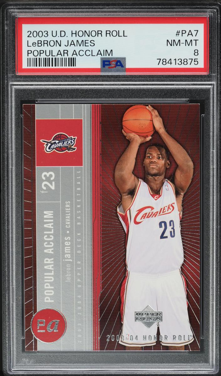 2003 Upper Deck Honor Roll Lebron James #PA7 card