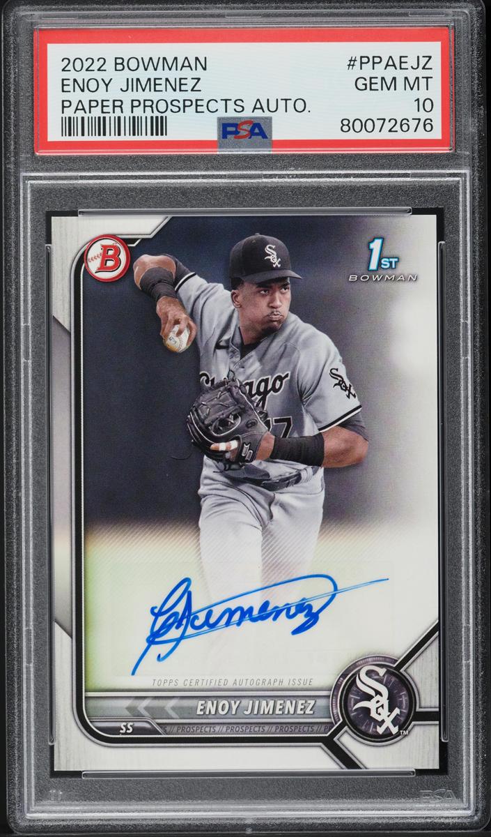 2022 Bowman Baseball Enoy Jimenez #PPA-EJZ