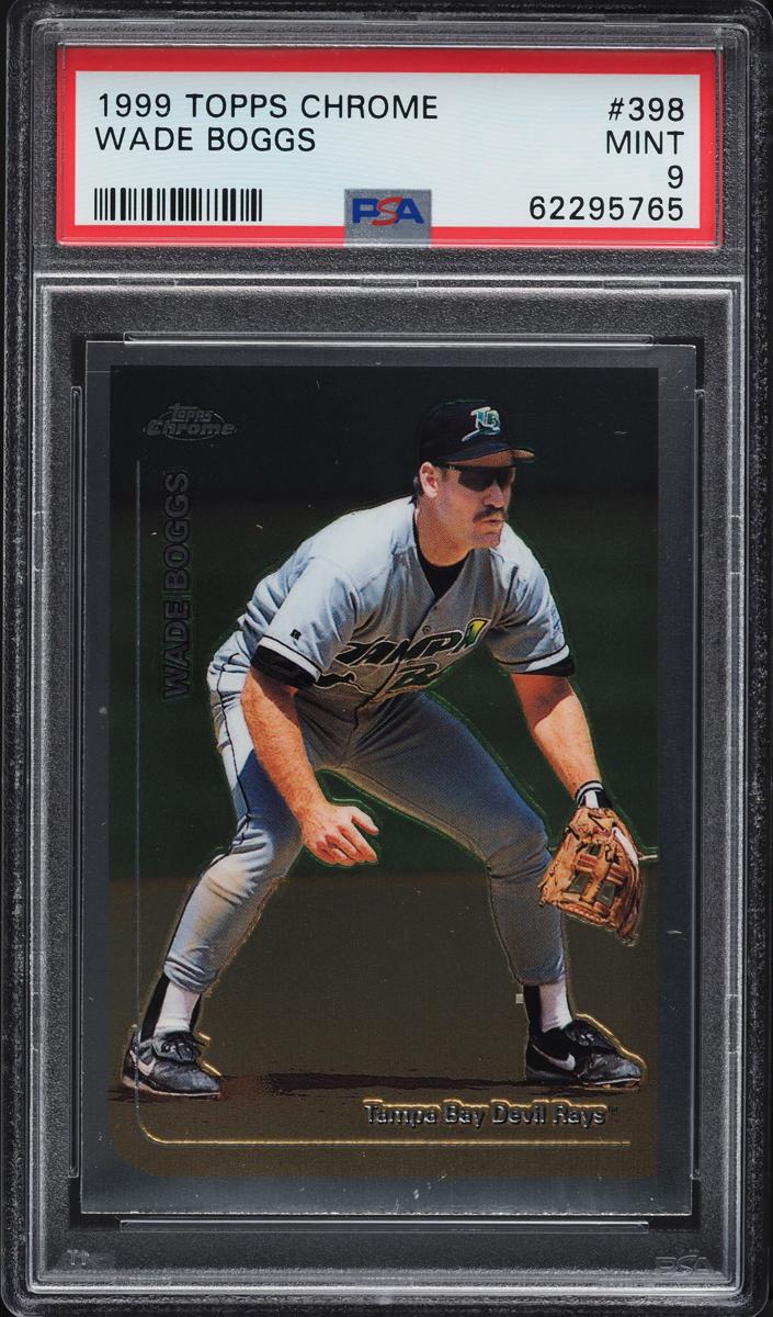 1999 Topps Chrome Baseball Wade Boggs #398