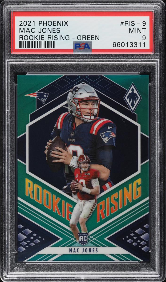 2021 Panini Phoenix Mac Jones [Green] #RIS-9 card