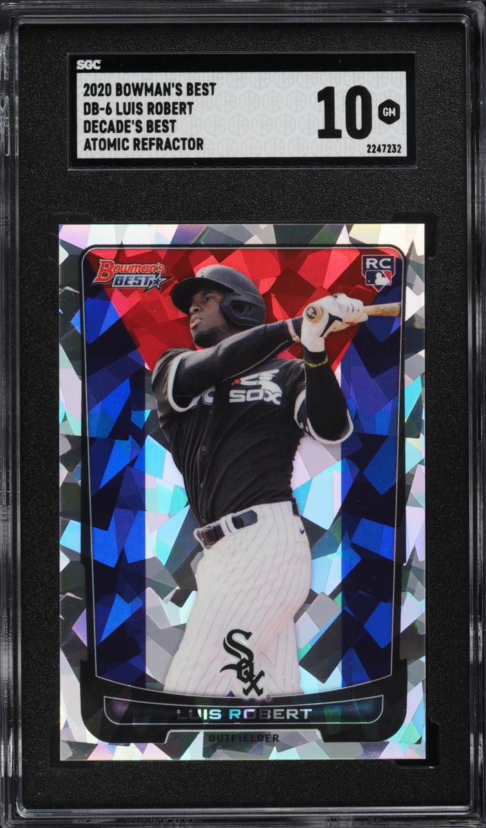 2020 Bowman's Best Baseball Atomic Refractor Luis Robert #DB-6 BGS 9