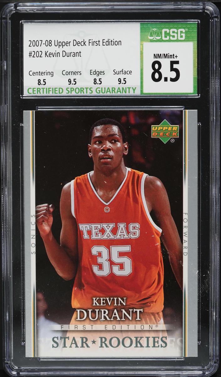 Kevin Durant 2007 Upper Deck First Edition Basketball