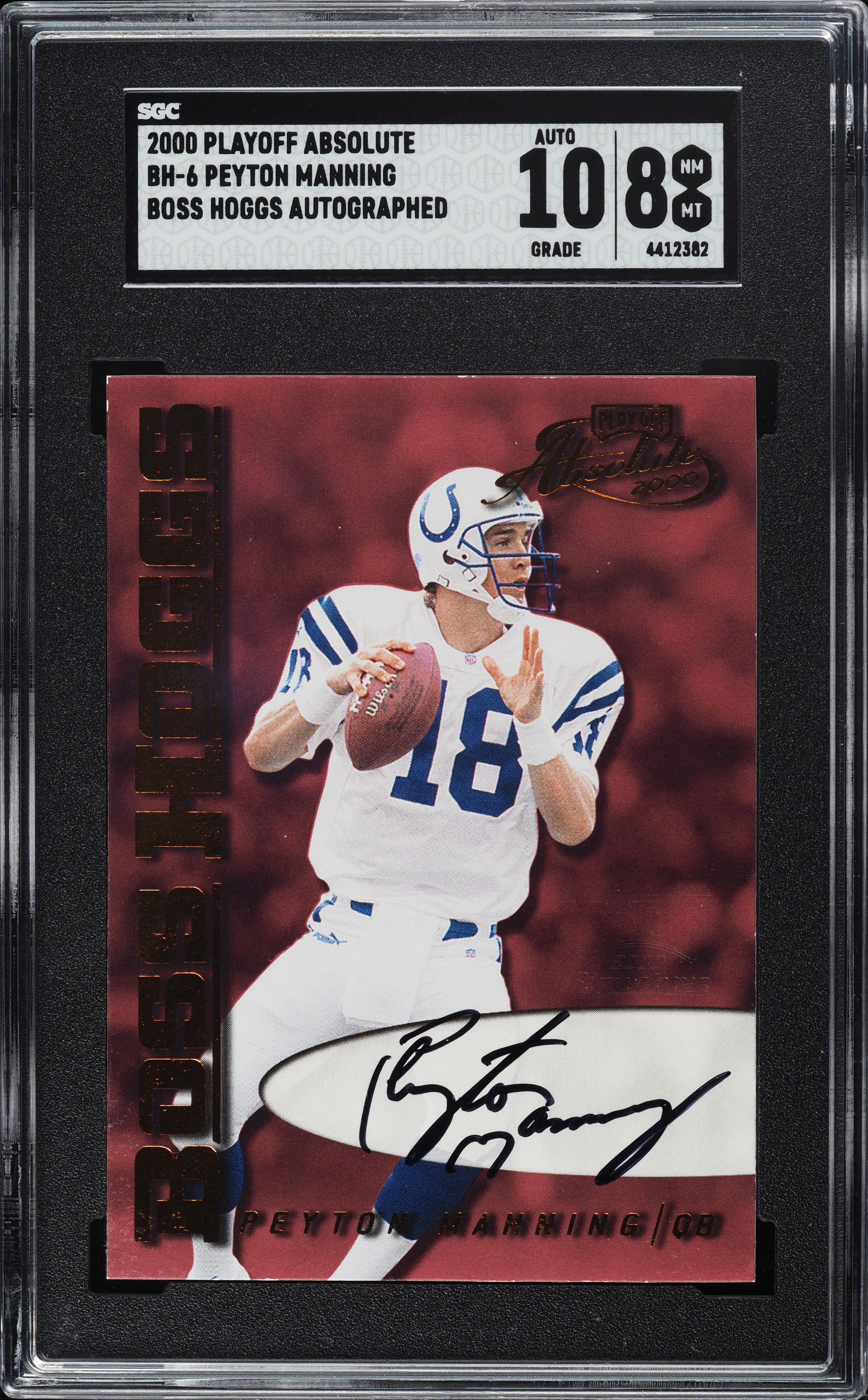 2000 Peyton Manning #BH-6