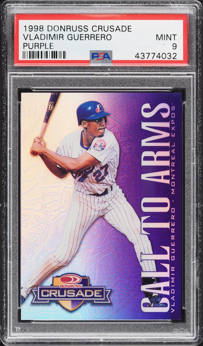 1998 Donruss Baseball Purple Vladimir Guerrero #84