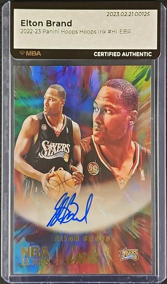 2022 Panini Hoops Elton Brand #HI-EBR card