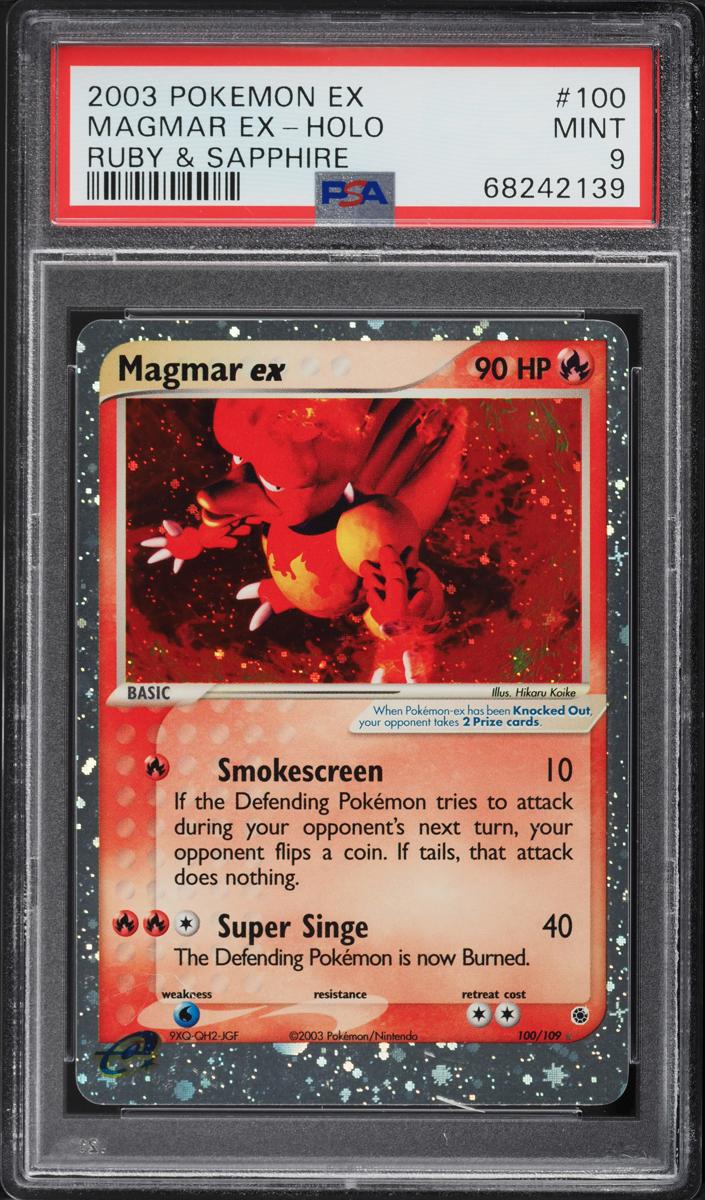 Magmar EX Holo 2003 Pokemon EX Ruby & Sapphire