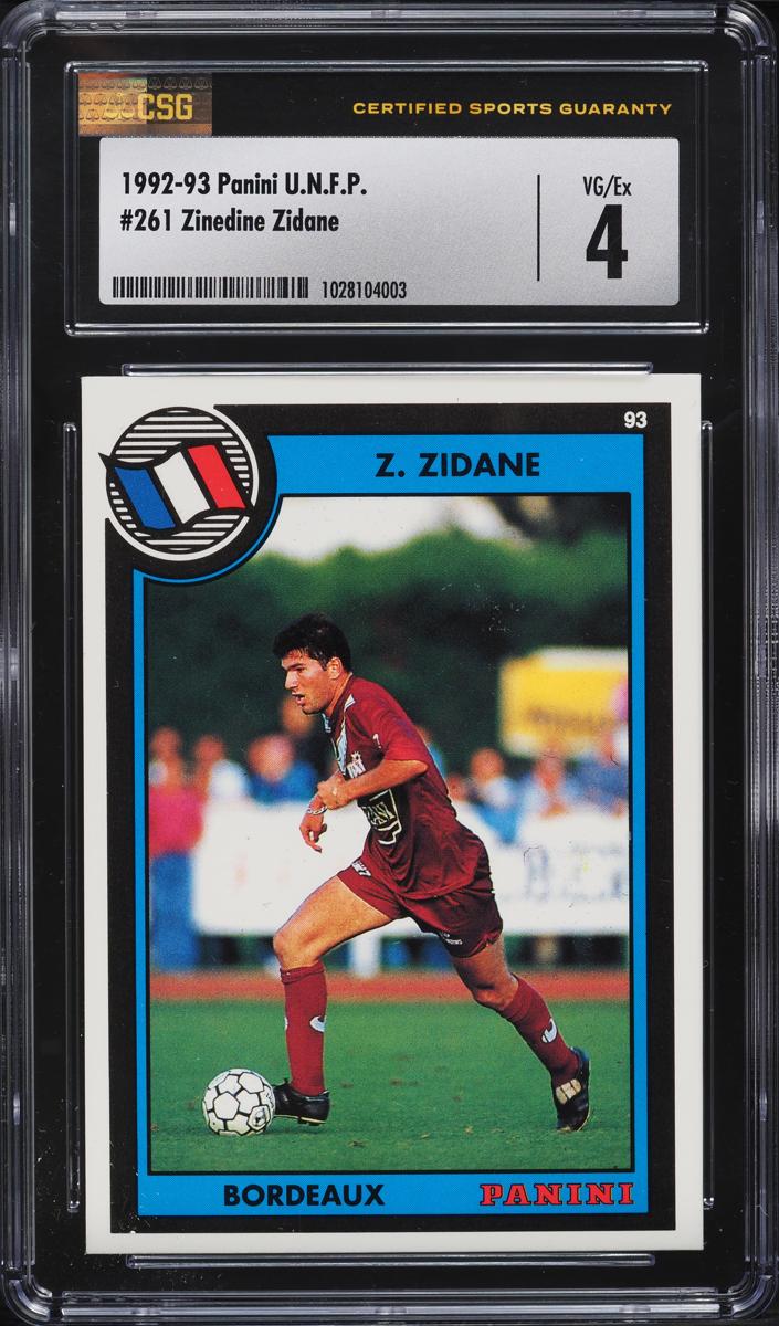 1992 Zinedine Zidane #261