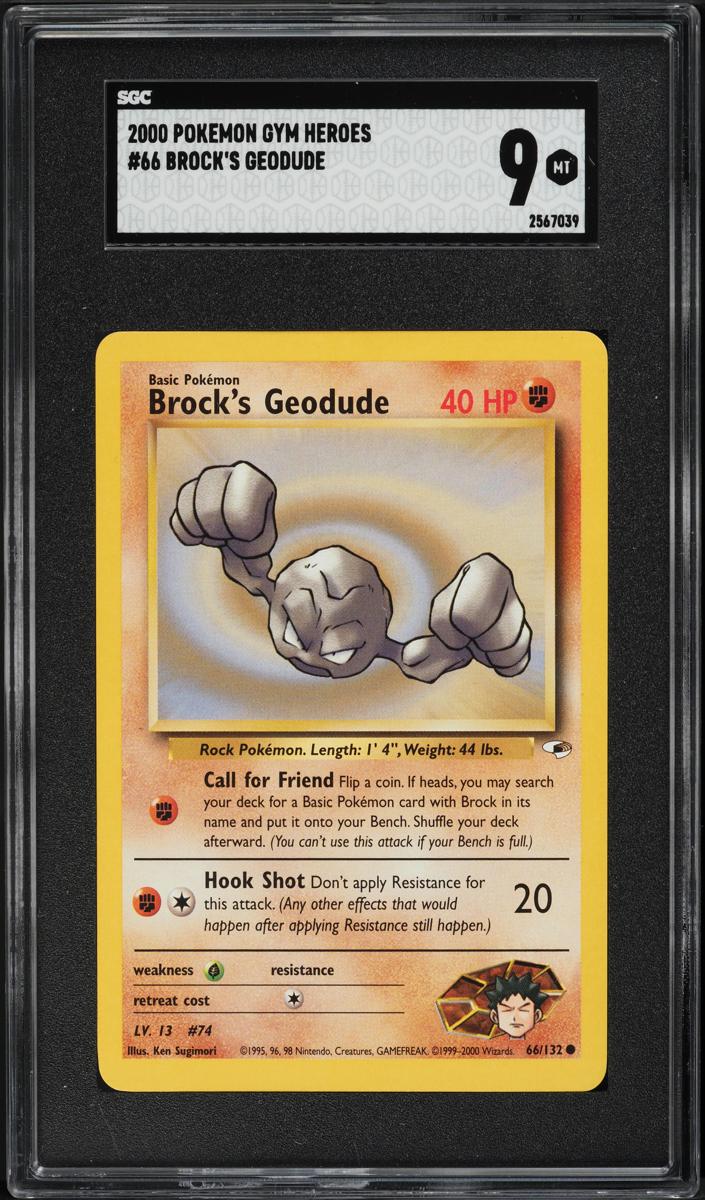 Brock's Geodude 2000 Pokemon Gym Heroes