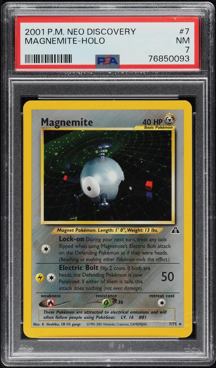 Magnemite Holo 2001 Pokemon Neo Discovery