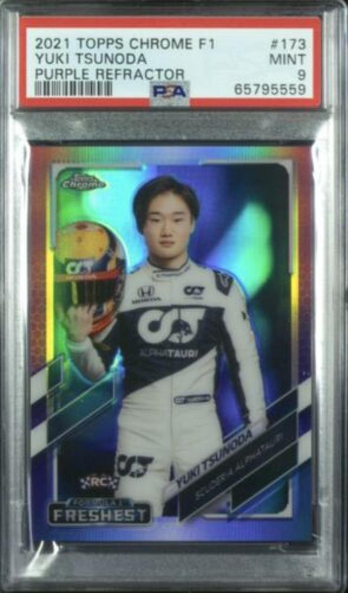2021 Yuki Tsunoda [Purple Refractor] #173