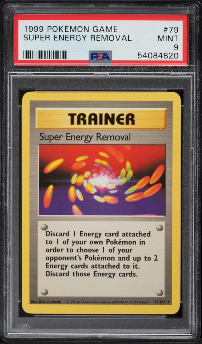 Super Energy Removal 1999 Pokemon Base Set