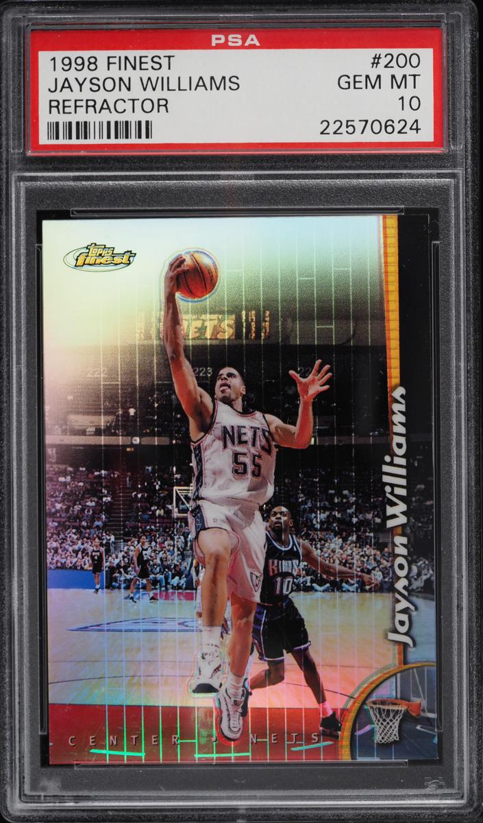 1998 Topps Finest Jayson Williams #200 card