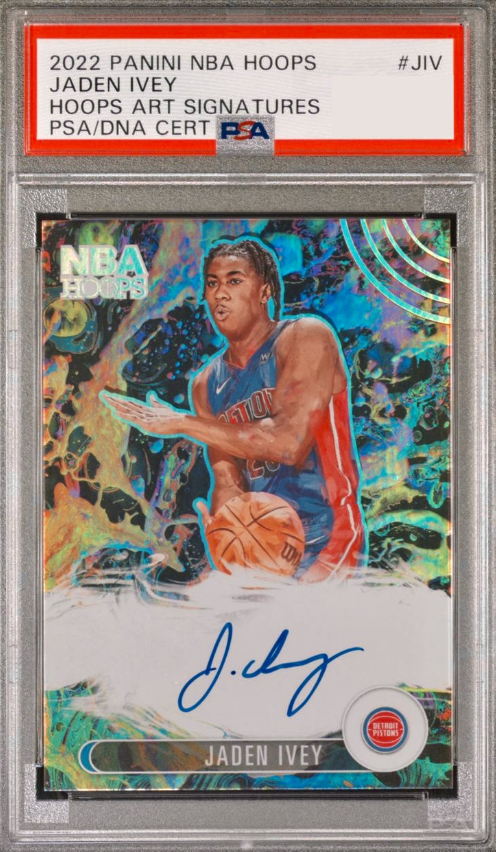 2022 Panini Hoops Jaden Ivey #HAS-JIV card