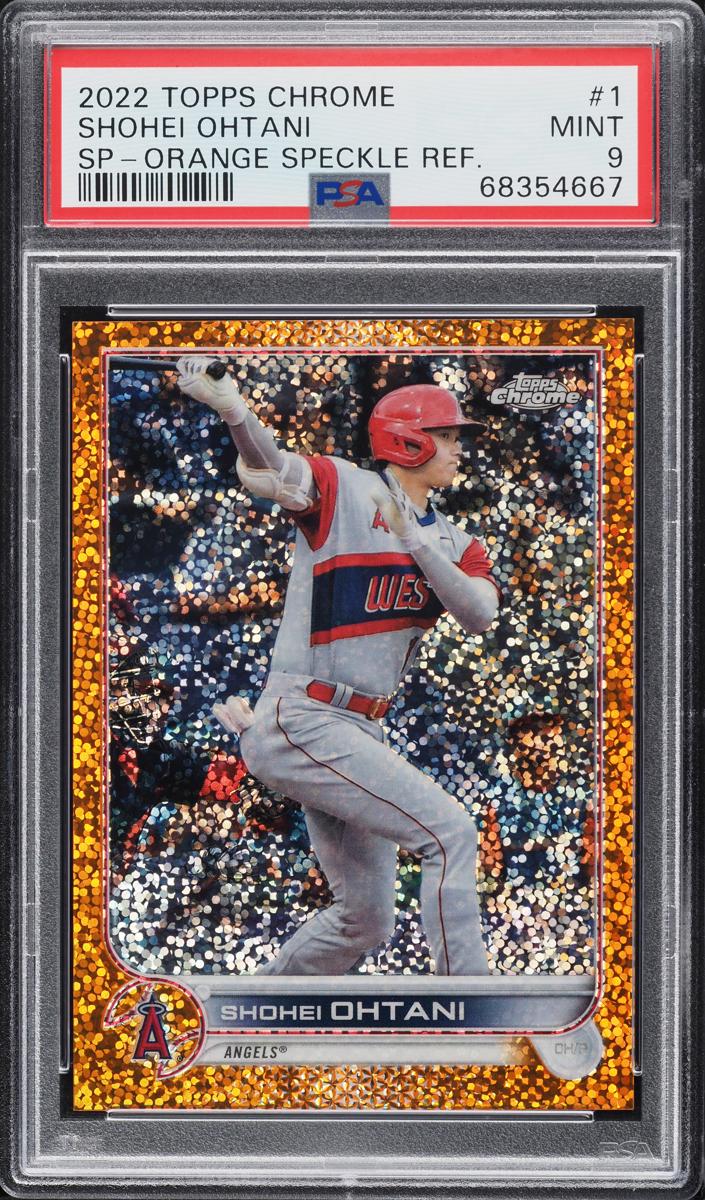 2022 Topps Chrome Baseball Orange Shohei Ohtani #1