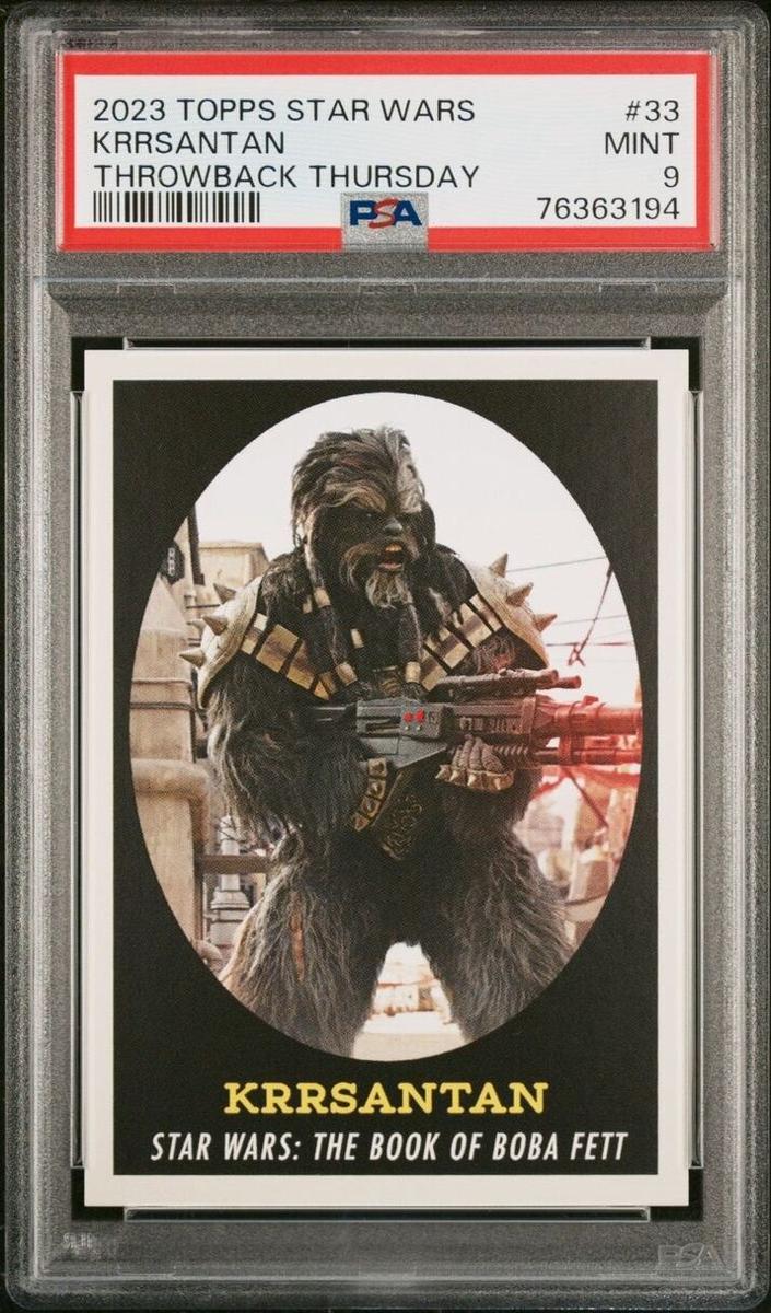 2023 Topps Throwback Thursday Star Wars Krrsantan #33 card