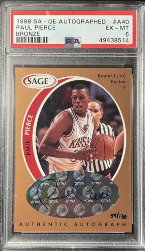 1998 Paul Pierce [Bronze] #A40