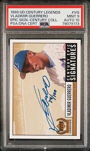 1999 Upper Deck Century Legends Baseball Century Collection Vladimir Guerrero #VG PSA 9