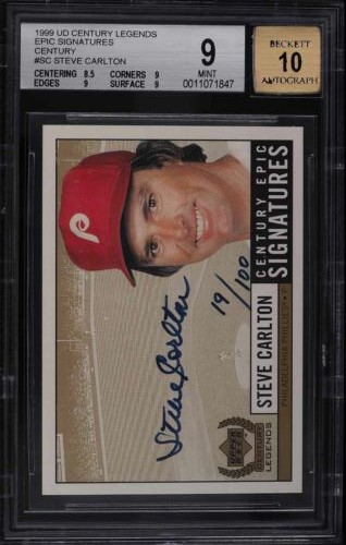 1999 Upper Deck Century Legends Baseball Century Collection Steve Carlton #SC BGS 9