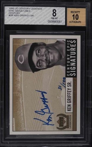 1999 Upper Deck Century Legends Baseball Century Collection Ken Griffey Sr. #SR BGS 7.5