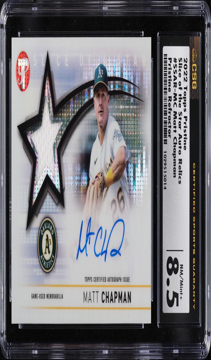 2022 Topps Pristine Baseball Pristine Refractor Matt Chapman #SSAR-MC