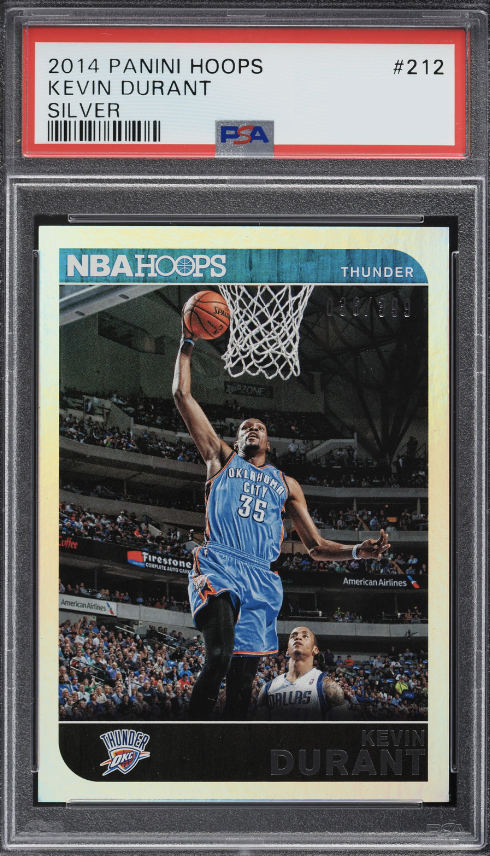 2014 Panini Hoops Kevin Durant [Silver] #212 card