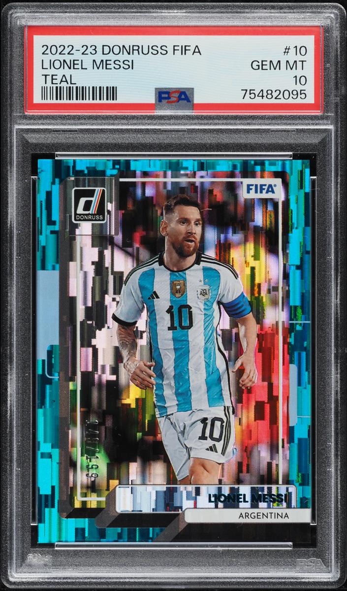 2022 Panini Donruss Lionel Messi [Teal] #10 card