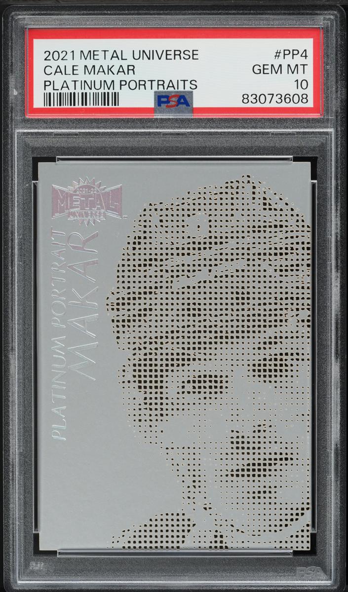 2021 Skybox Metal Universe Cale Makar #PP-4 card