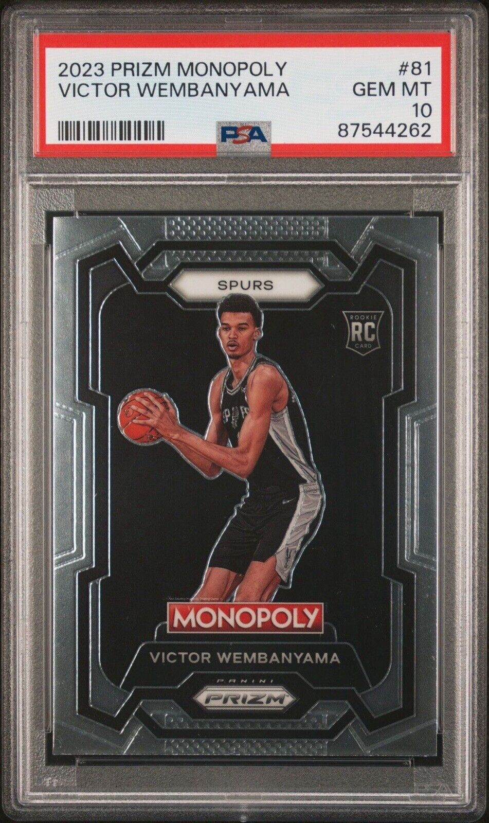 Victor Wembanyama 2023 Panini Prizm Monopoly Basketball 81 Base image