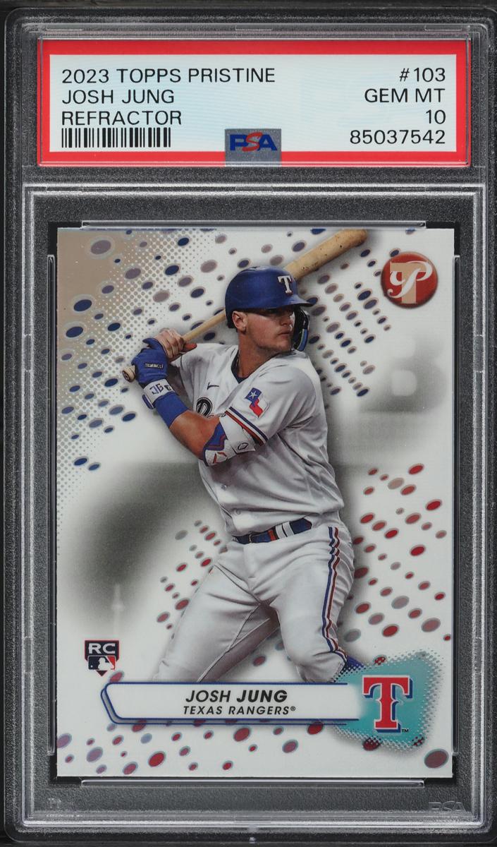 2023 Topps Pristine Baseball Refractor Josh Jung #103