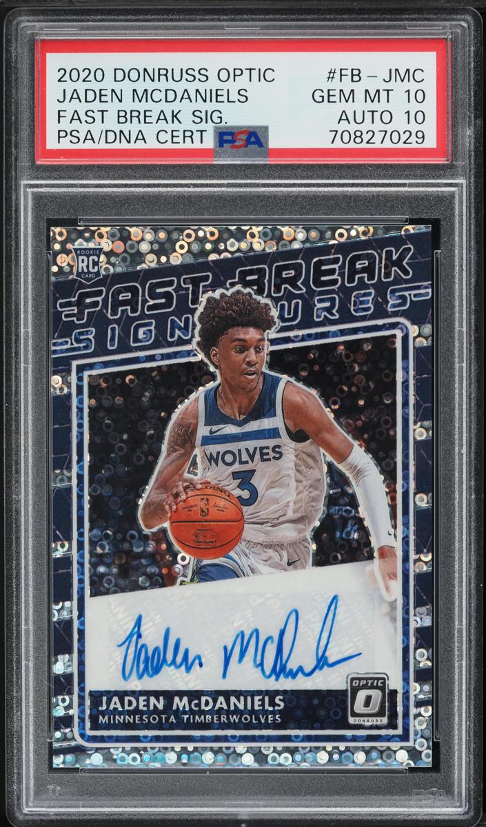2020 Jaden McDaniels #FB-JMC