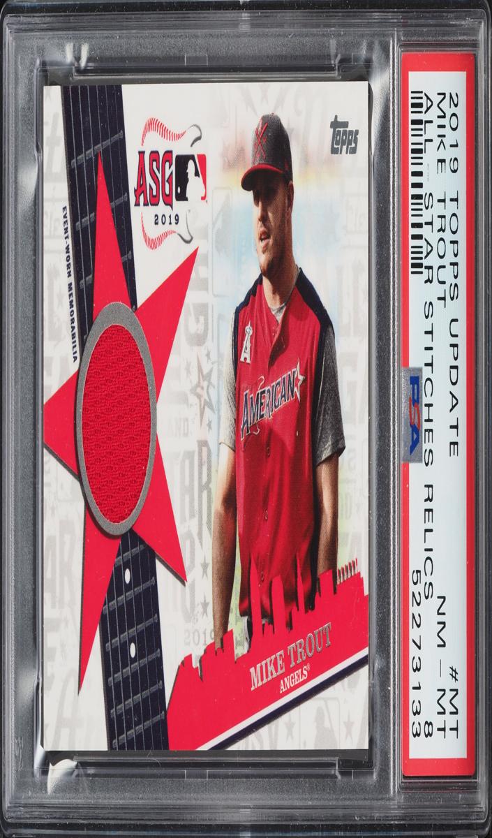2019 Topps Update Baseball Mike Trout #ASSR-MT PSA 7.5