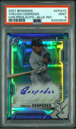2021 Bowman Chrome Prospects Baseball Blue Yoelqui Cespedes #CPA-YC