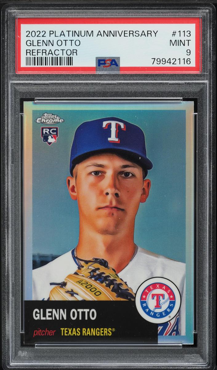 2022 Topps Chrome Platinum Anniversary Baseball Refractor Glenn Otto #113