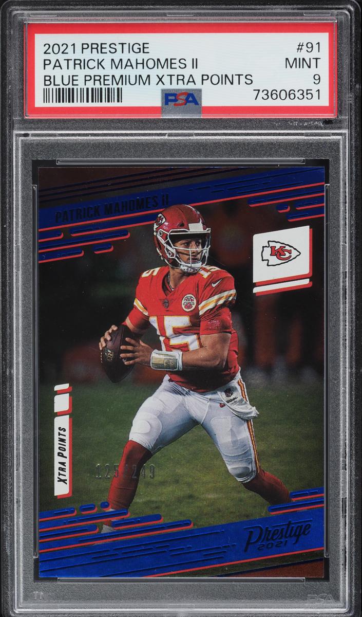 2021 Patrick Mahomes II [Xtra Points Premium Blue] #91