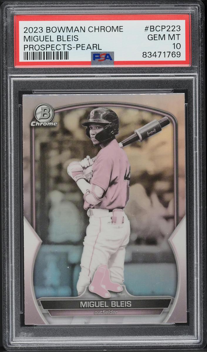 2023 Bowman Chrome Prospects Baseball Pearl Miguel Bleis #BCP-223