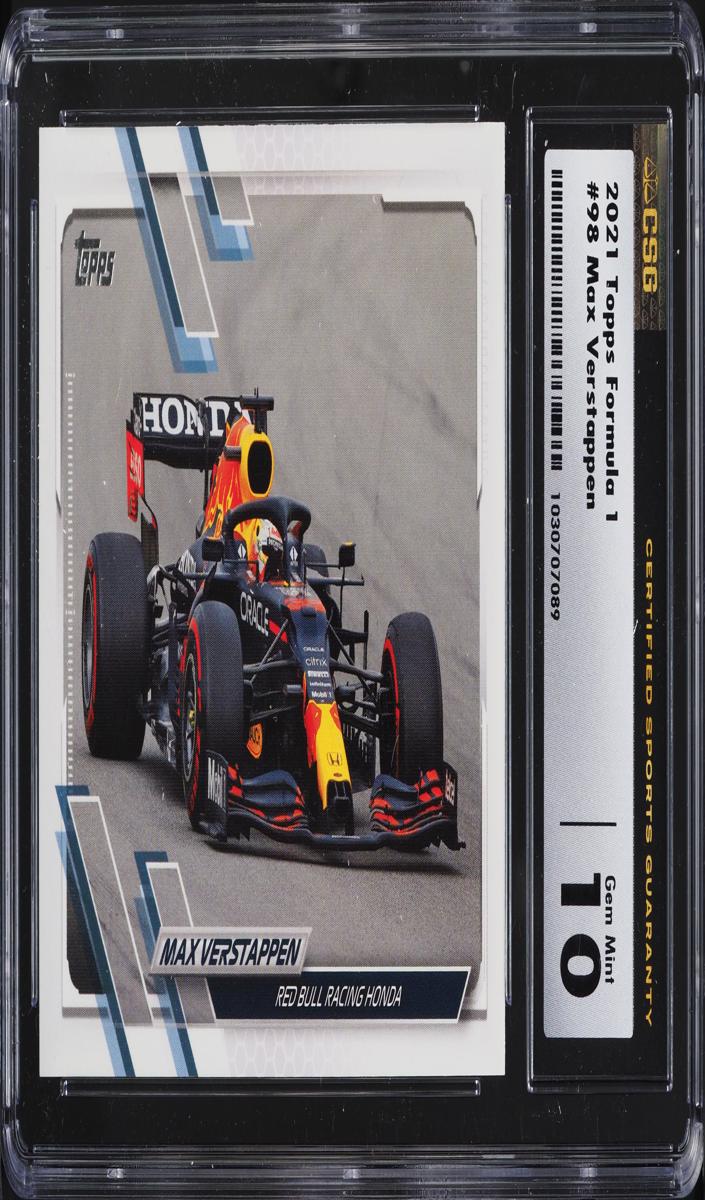 2021 Max Verstappen [Checker Flag] #98