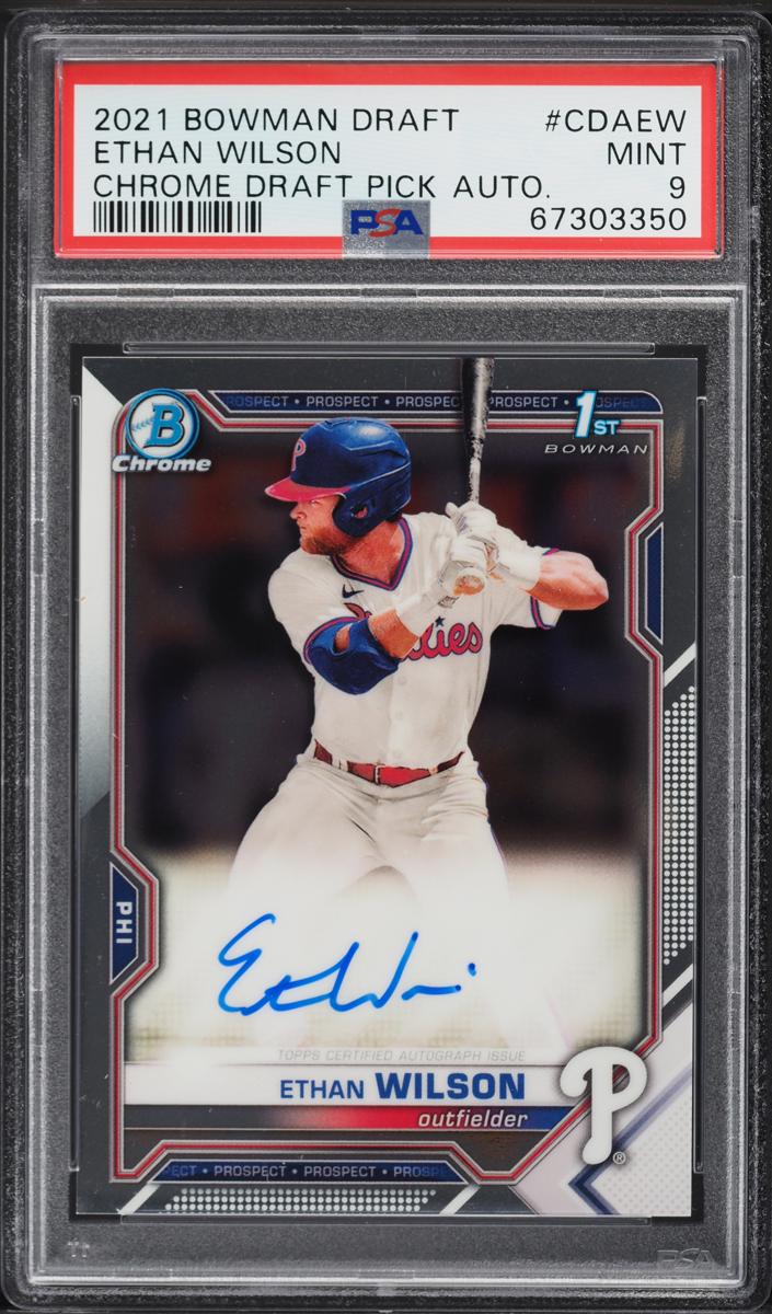 2021 Bowman Draft Baseball Ethan Wilson #CDA-EW