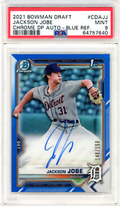 2021 Bowman Draft Baseball Blue Jackson Jobe #CDA-JJ